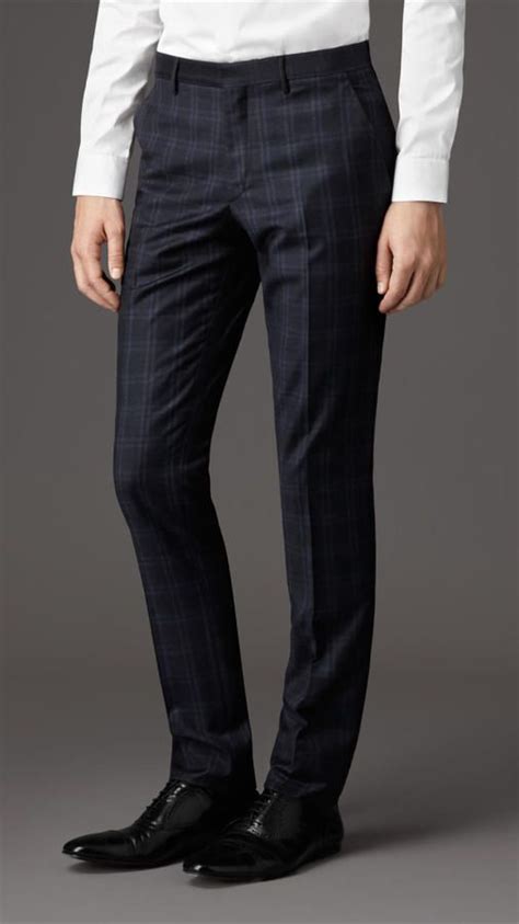 burberry london slim fit virgin wool trousers|Burberry Limited.